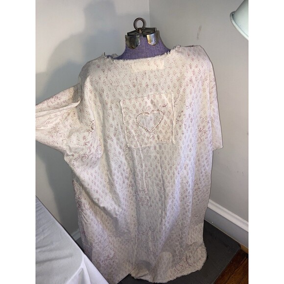Evolve Artist Smock Magnolia Pearl Maxi Shirt Dress LOVE Heart Quilted  POCKETS! - Picture 10 of 16
